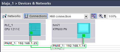 Siemens HMI panel KTP600 s CPU1211