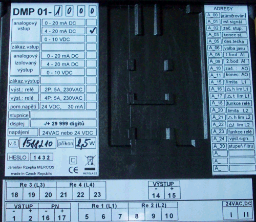 DMP 01 panelmetr Mercos