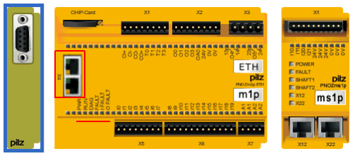 PILZ PNOZ m1p + Profibus DP