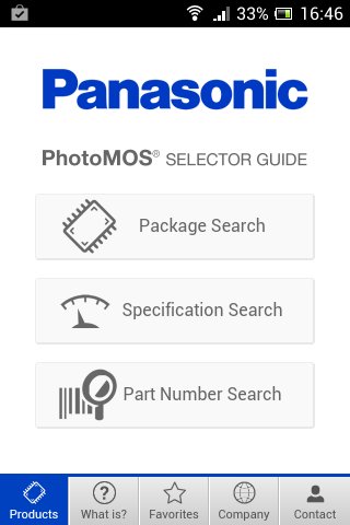 PhotoMOS App Panasonic Electric Works
