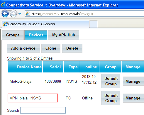 Insys MoRoS router