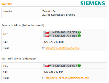 Servis Siemens IA&DT 