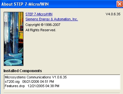Step7 MicroWIN V4.0 + SP9