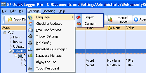 S7QuickLogger z Simatic S7 S7QuickLogger z Simatic S7