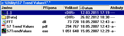 S7 Trend Values software S7 Trend Values software
