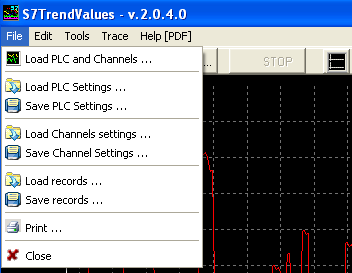 S7 Trend Values software