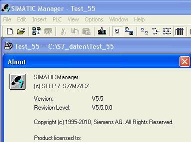 Simatic Step7 V5.5 Simatic Step7 V5.5