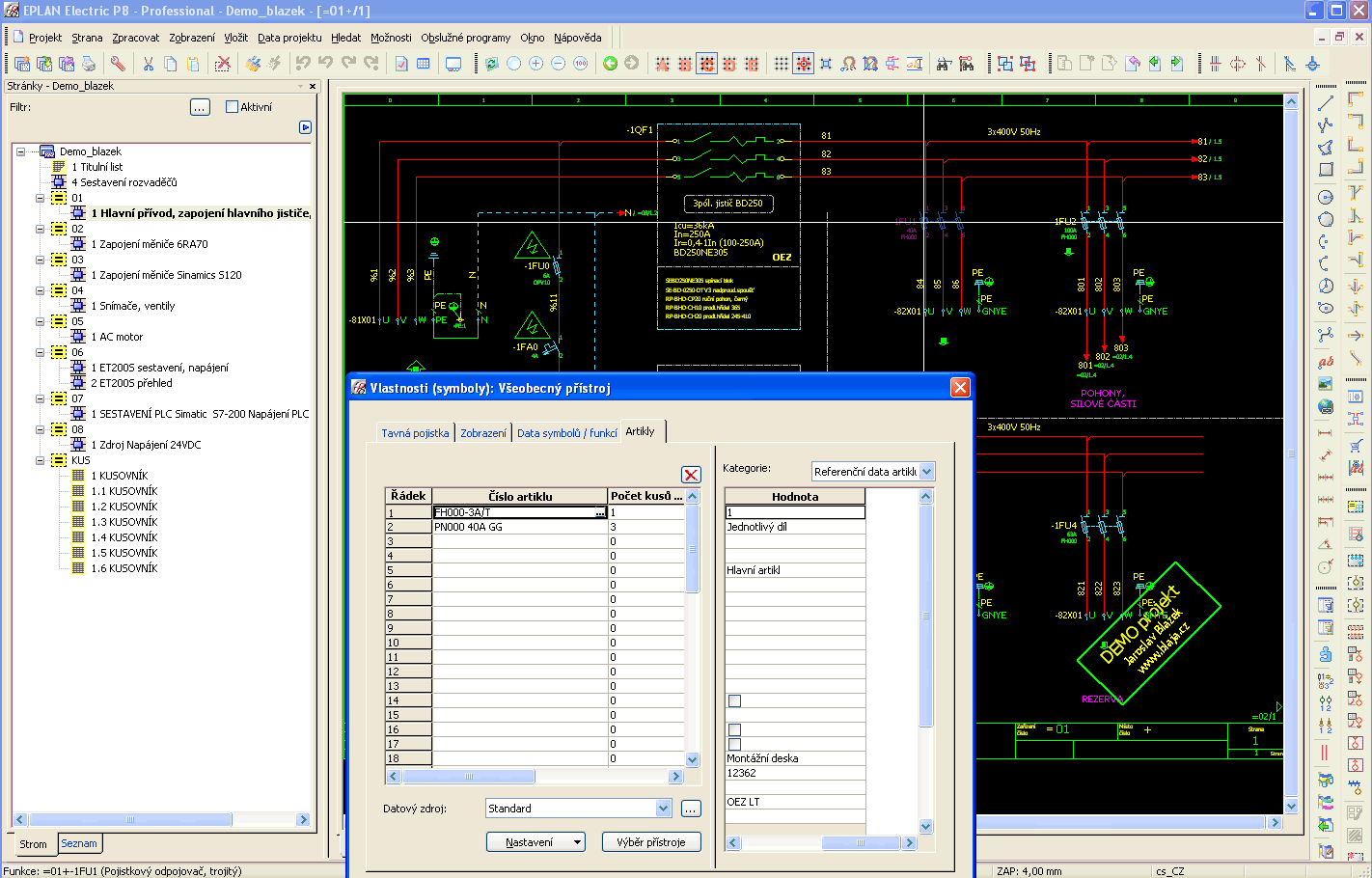 Eplan P8 electric, Simatic S7, Siemens, Sinumerik