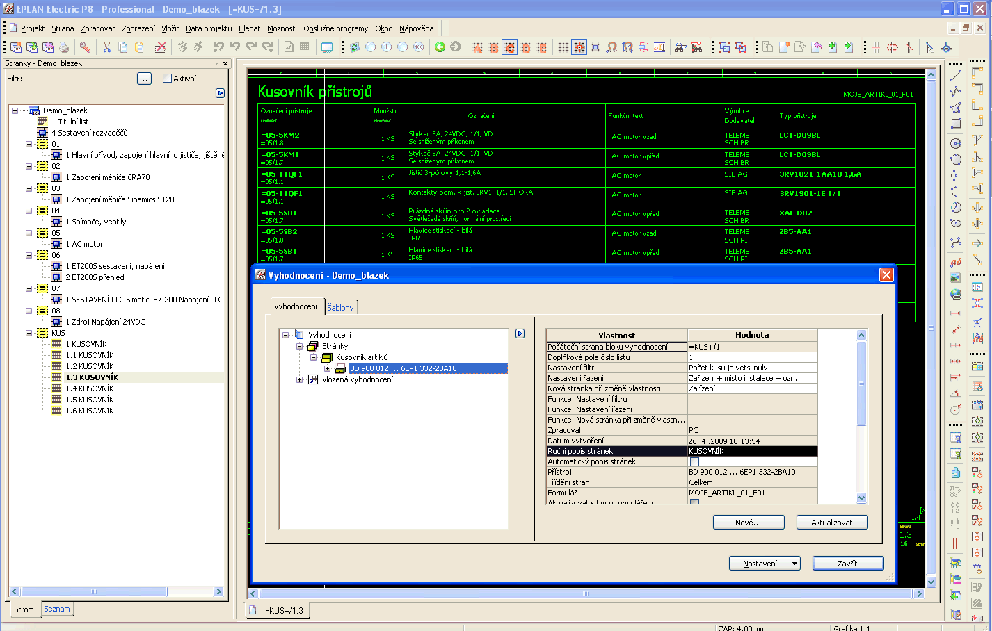 Eplan P8 electric, Simatic S7, Siemens, Sinumerik