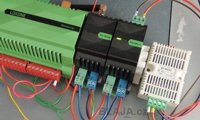 Miniserver Loxone a komunikace přes Modbus RTU