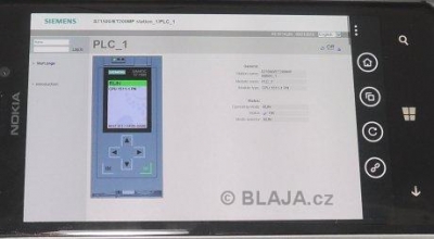 Web server S7-1500 CPU 1511-1 PN online
