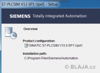 PLC simulátor pro TIA portal V13 SP1