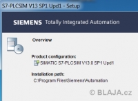 PLC simulátor pro TIA portal V13 SP1