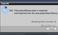 TIA Portal V18 upgrade projektů z předchozích verzí