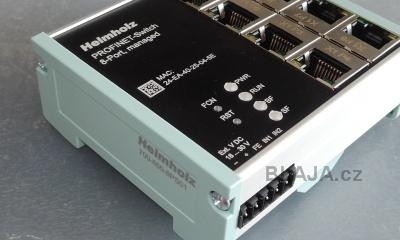 Manažovatelný 8 portový Profinet switch Helmholz