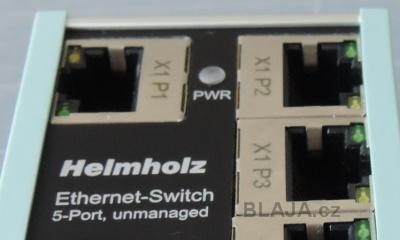 Ethernetový průmyslový switch 5 portů, unmanaged