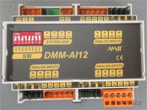 AMiT I/O periferie analogových vstupů do S7-1200 přes Modbus RTU