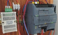 Simatic S7-1200 a snímač teploty s RS485 a Modbus RTU protokolem.